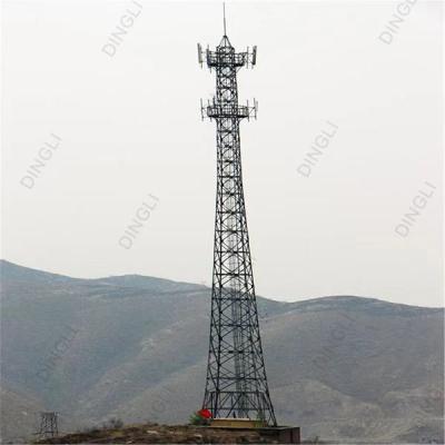 China Hot Dip Galvanized Tubular Steel Lattice Tower Self Supporting for sale