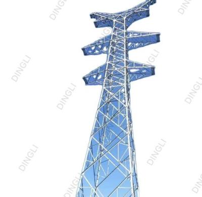 中国 110kV角度の鋼鉄鉄の格子タワーのフランジは統合基地の版タワーを入れる 販売のため