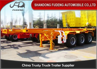 中国 40ftの容器の交通機関のための三車軸シャーシの容器のトレーラー 販売のため