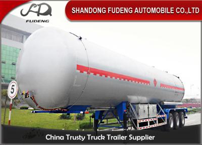 China 56.7 CBM LPG Fuel Tanker Semi Trailer With ABS Brake System 2 / 3 / 4 Axles for sale