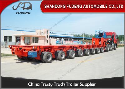 China Hydraulic Modular Heavy Equipment Trailers 100 - 120 Tons Payload Multi Axles for sale