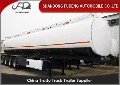 China 4 Axles 60000 Liters Fuel Tanker Semi Trailers Mobile Tankers For Oil Transporting for sale