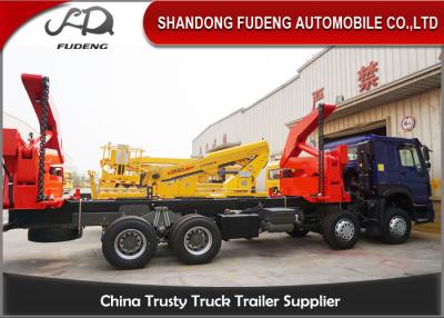 China 40ft Side Loader Trailer Italian Hydraulic System 40000 Kilograms Lifting Capacity for sale