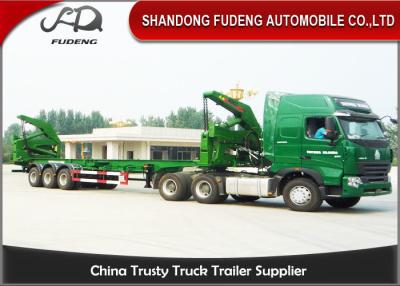 China remolque del envase de los 40ft Sidelifter, remolque del camión del envase del cargamento del uno mismo del puerto  en venta