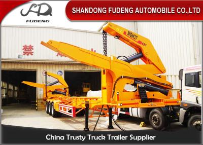 China MQH37A 37 Ton Container Side Lifter Trailer Side Loader Truck Trailer  20ft 40ft for sale