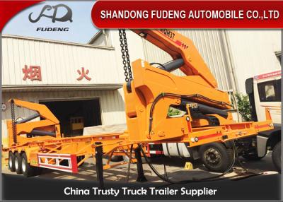 Chine remorque latérale de camion de châssis de remorque de chargeur de 40ft, camion de poussoir de côté de chargeur de boîte de la Chine à vendre