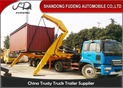 China capacidad de carga pesada del remolque del camión de la grúa del levantador del lado del envase de 40 pies en venta