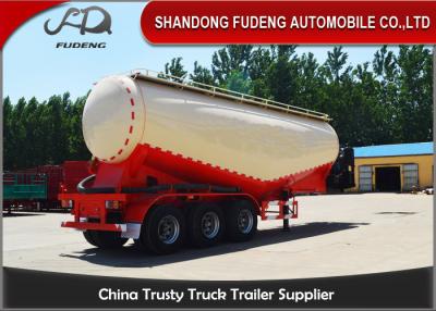 China V type 3 axle 45cbm 60tons bulk cement tanker trailer / ash semi trailer with BPW axle for sale