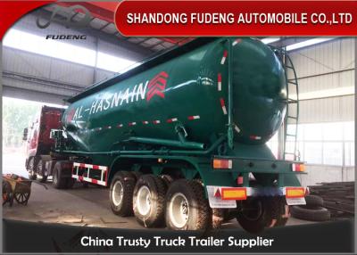China 50 Cm Dry Bulk Carriers Bulk Cement Tanker Trailer , Cement Tank Trailer for sale