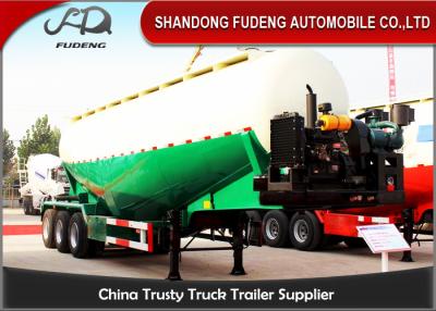 China Dieselmotor-Massen-Zement-Tanker-Trailer mit Luftkompressor-Volumen 45 CBM - 65 CBM zu verkaufen