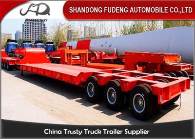 China 120 / 100 Tons Heavy Equipment Trailers 3 Lines 6 Axles Mechanical Ladder for sale
