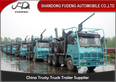 China 3 Axle Logging Heavy Equipment Trailers For Forest Timber Transportation for sale