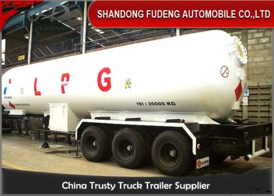 China Gas Ammonia Liquid LPG Tank Trailer Volume 49.1 Cubic Meter Steel Material for sale
