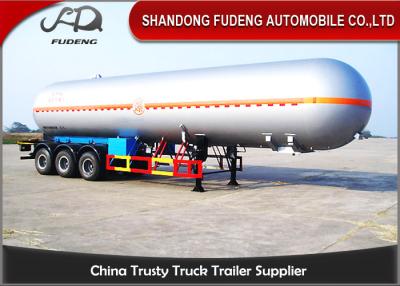 China 40 / 50 / 60 CBM LPG Tank Trailer Leaf Spring Suspension Carbon Steel Material for sale