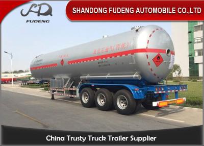 China 58800 Liters LPG Tank Trailer 40 Foot LPG Storage Tank Steel / Aluminum Material for sale