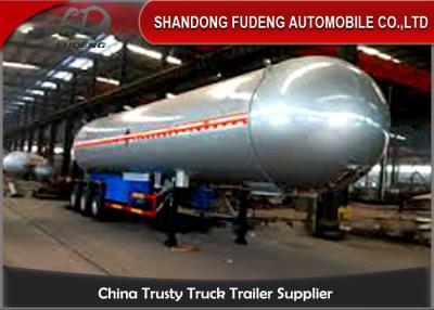 Chine 59700 litres remorque de réservoir de LPG de 25 tonnes avec l'espace de vapeur de 20%, remorque de transport de LPG à vendre