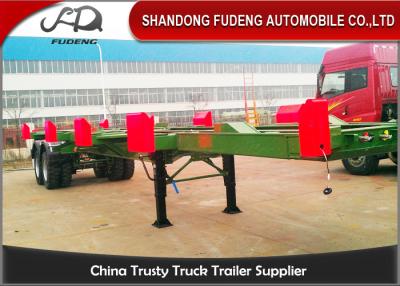 China Terminal Container Semi Trailer / Deliver Container Skeleton Trailer  for sale
