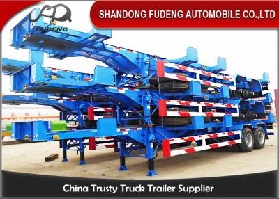 China Skeleton Shape Chassis Container Trailer Double / Three Fuwa / BPW  Axles for sale