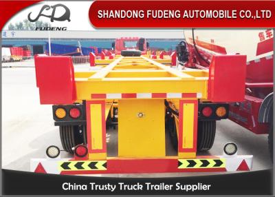 China Bomb Cart 40ft Container Trailer , Double /  Tri Axle Container Chassis  for sale