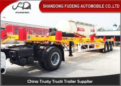 China 20ft / 40ft Chassis Container Trailer 30-50 Ton Load FUWA / BPW Axle for sale