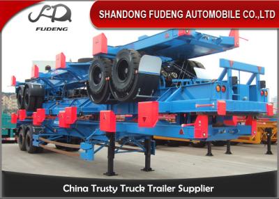 China 20ft 40ft 3 Axle Chassis Container Trailer Mechanical / Air Suspension for sale