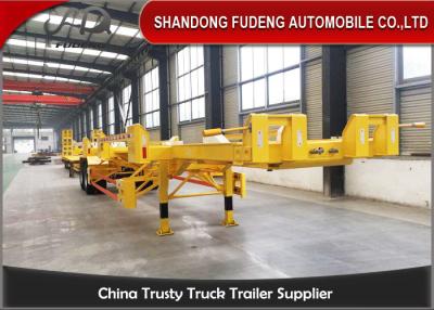 Chine Remorque terminale de conteneur de port de chariot de bombe de FUDENG, remorque terminale de châssis de 45ft à vendre