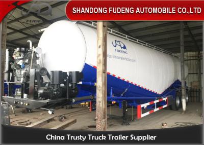 China BOHAI Air Compressor Bulk Cement Transport 70 Ton Or Bigger Tank Trailer Payload for sale