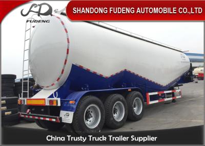 China 40-65 Cubic Meters Bulk Cement Tanker Trailer , Durable Cement Silo Trailer for sale