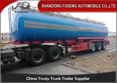 China 30000 Litres 3 Compartments Tanker Truck Trailer Mechanical Suspension Air Suspension for sale