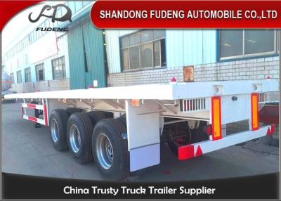 China 40 Feet 12 Units THT Lock 3 Axles Semi Trailer Low Bed Customized Size for sale