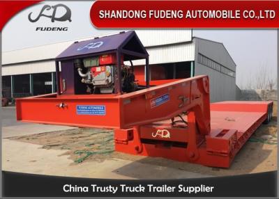 China Q345B Low Bed Semi Trailer for sale