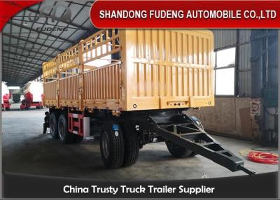 China Transport Dry Cargo 20 Ft H Beam Q345B Draw Bar Trailer for sale