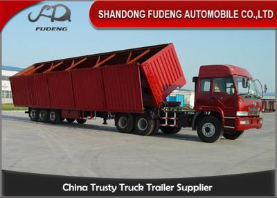 China Transport Cement 3 Axle Capacity 60t Dump Semi Trailer for sale