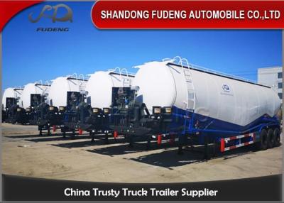 중국 수송 대량 분말을 위한 3개의 차축 W 모양 부피 시멘트 유조선 트레일러 판매용
