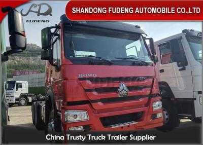 China 371 caminhão basculante do trator da roda da movimentação 6x4 de poder do cavalo à venda