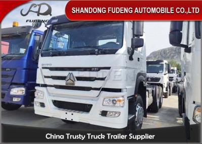 China El tope bajo 6x4 modificó los camiones principales del tractor para requisitos particulares 371HP en venta