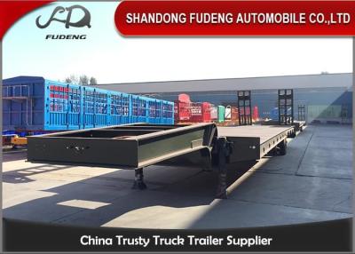 China Customized 4 Axle 13 Meters Lowboy Semi Trailer for sale