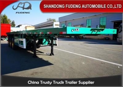 China Steel Mechanical 3 Axle 40 Ft Container Truck Trailer for sale