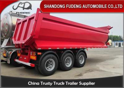 China 25 Cubic Meters 3 Axles Cement Dump Semi Trailer for sale