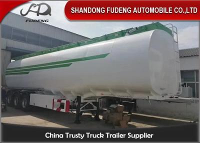 China 42000 Liters 6 Compartments Aluminum Fuel Transfer Trailer for sale
