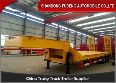 中国 70トン トレーラー13メートルの半炭素鋼Q345B Lowbedの 販売のため
