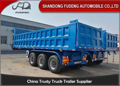 China China manufacture 3 axles 25 cubic meters dump trailer for Africa for sale
