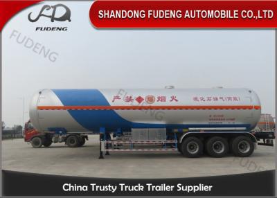 China 59.7 Cubic Meters 3 Axle Q345B 25T Lpg Gas Tanker Truck for sale