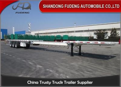 Chine 25 mètre 3 Axle Extention Flatbed Semi Trailer pour de longues marchandises à vendre