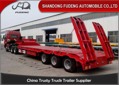 Китай Mechanical Ladder 70T 11.00R20 13M Low Bed Semi Trailer продается