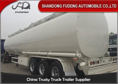 China 4 Compartment 3 Axles 40000L Fuel Tanker Semi Trailer for sale