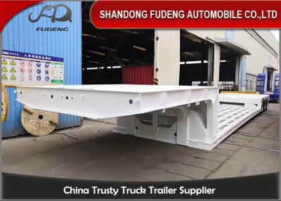 Китай 13*3*1.65m 6 Axles Steel 100T Hydraulic Low Bed Trailer продается