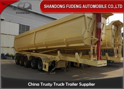 China Air Suspension 80T 5 Axles 45 Cubic Meters Dump Trailer à venda