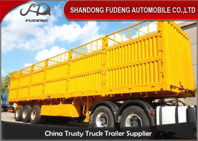 China Livestock Transport 12.5M 3 Axles Dropside Trailer for sale