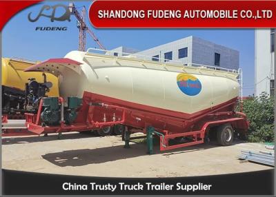 China Steel 3990mm 60t 70cbm Bulk Cement Tanker Trailer for sale